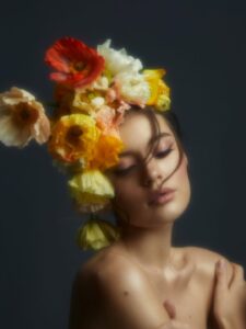 An editorial inspired by Midsommar 🌸__Petals as armor. Beauty as ritual. This series explores the tension between softness and strength_ captured thro_2